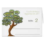Eco Tree Wedding Table Cards