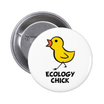 Ecology Chick Pin