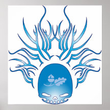 Ecology Skull Posters