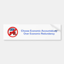 Economic Plan Bumper Stickers