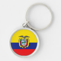 Ecuador flag keychain