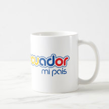 Ecuador mi pais coffee mug