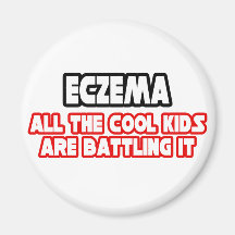 Eczema...Cool Kids Fridge Magnet