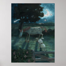Ed the Pup's moonlight poster