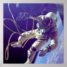Ed White First American Spacewalker Photograph Print