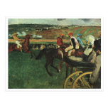 Edgar Degas - At the Races 1877-1880 Horse Jockey Postcards