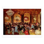 Edgar Degas - Ball Dinner Copy Menzell oil Theatre Postcard