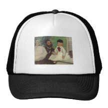 Edgar Degas - Count Lepic & his Daughters 1870 oil Trucker Hat