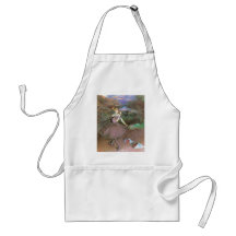 Edgar Degas Dancer With Bouquets Apron
