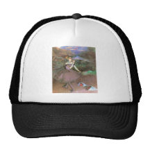 Edgar Degas Dancer With Bouquets Mesh Hat