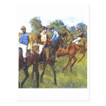 Edgar Degas - Race Horses Jockey Trees Rennpferde Postcards