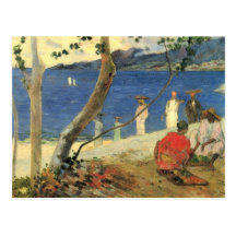 Edge of Sea - Paul Gauguin Post Card