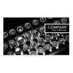 Edge Tag - Vintage Typewriter Business Card
