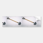 Edging shovel bumper sticker