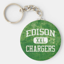 Edison Chargers Keychain