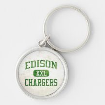 Edison Chargers Keychain