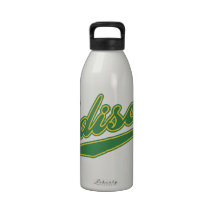 Edison Script Reusable Water Bottles