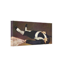 edouard Manet - Dead Torero Canvas Print