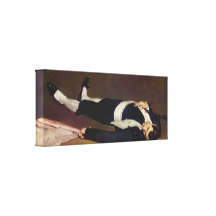 Edouard Manet - Dead Torero Stretched Canvas Print