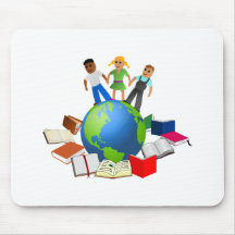 Education Around the World Mouse Pad