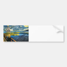 Edvard Meets Vincent Bumper Stickers
