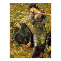 Edward Burne-Jones - Merlin GC Postcards