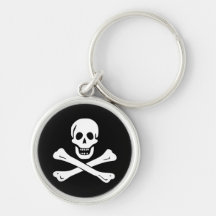 Edward England; Jolly Roger Flag Keychain