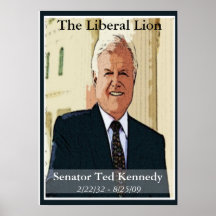 Edward Kennedy  Commemorative Poster