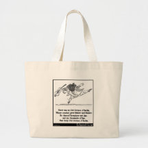 Edward Lear's Old Person of Ischia Limerick Bags