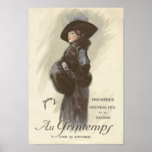 Edwardian French Fashion Print