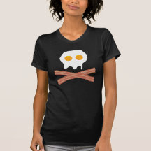 Eggs Bacon Skull T Shirt