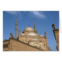 Egypt, Cairo, Citadel, Muhammad Ali Mosque 3 Greeting Card