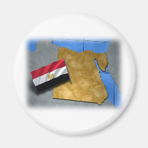 Egypt country with its flag refrigerator magnets