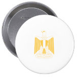 Egypt Crest Flag Pinback Button