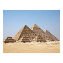 Egypt-Gizah Pyramids Postcard