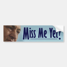 Egypt Mubarak - Miss Me Yet? Bumper Stickers