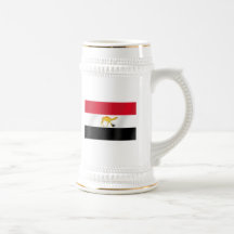 Egyptian desert camel soccer ball flag coffee mug