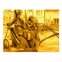 Egyptian Pharaoh in his Chariot Postcards