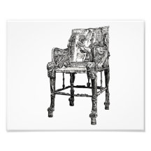 Egyptian Throne chair Art Photo