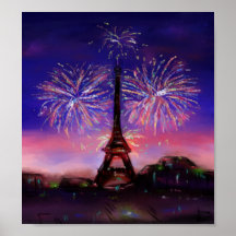 Eiffel Impressions Print