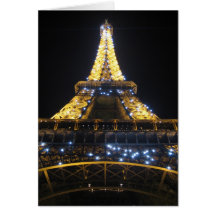Eiffel Tower Greeting Cards