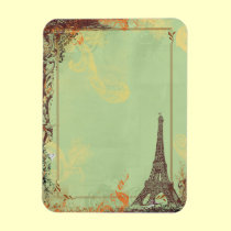 Eiffel Tower in Green magnets