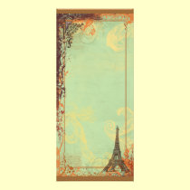 Eiffel Tower Invitation Rack Card rack cards