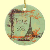 Eiffel Tower Paris ornaments