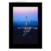 Eiffel Tower Twilight Cards