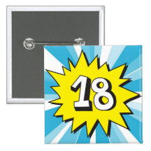 Eighteen today pin
