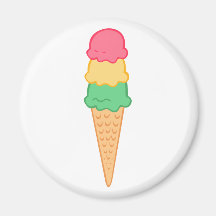 Eistüte ice cone kühlschrankmagnete