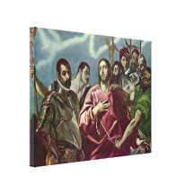 El Greco - Christ is stripped of his clothes Stretched Canvas Print