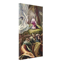 El Greco - Christ on the Mount of Olives Gallery Wrapped Canvas