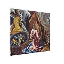 El Greco - Cristus at the Mount of Olives Gallery Wrapped Canvas